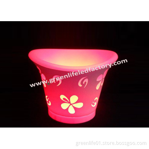 Nightclub Illuminated LED Ice Bucket, Glowing LED Furniture, Ice Bucket